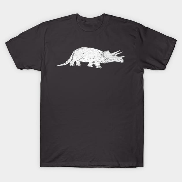 Triceratops T-Shirt by Art of V. Cook